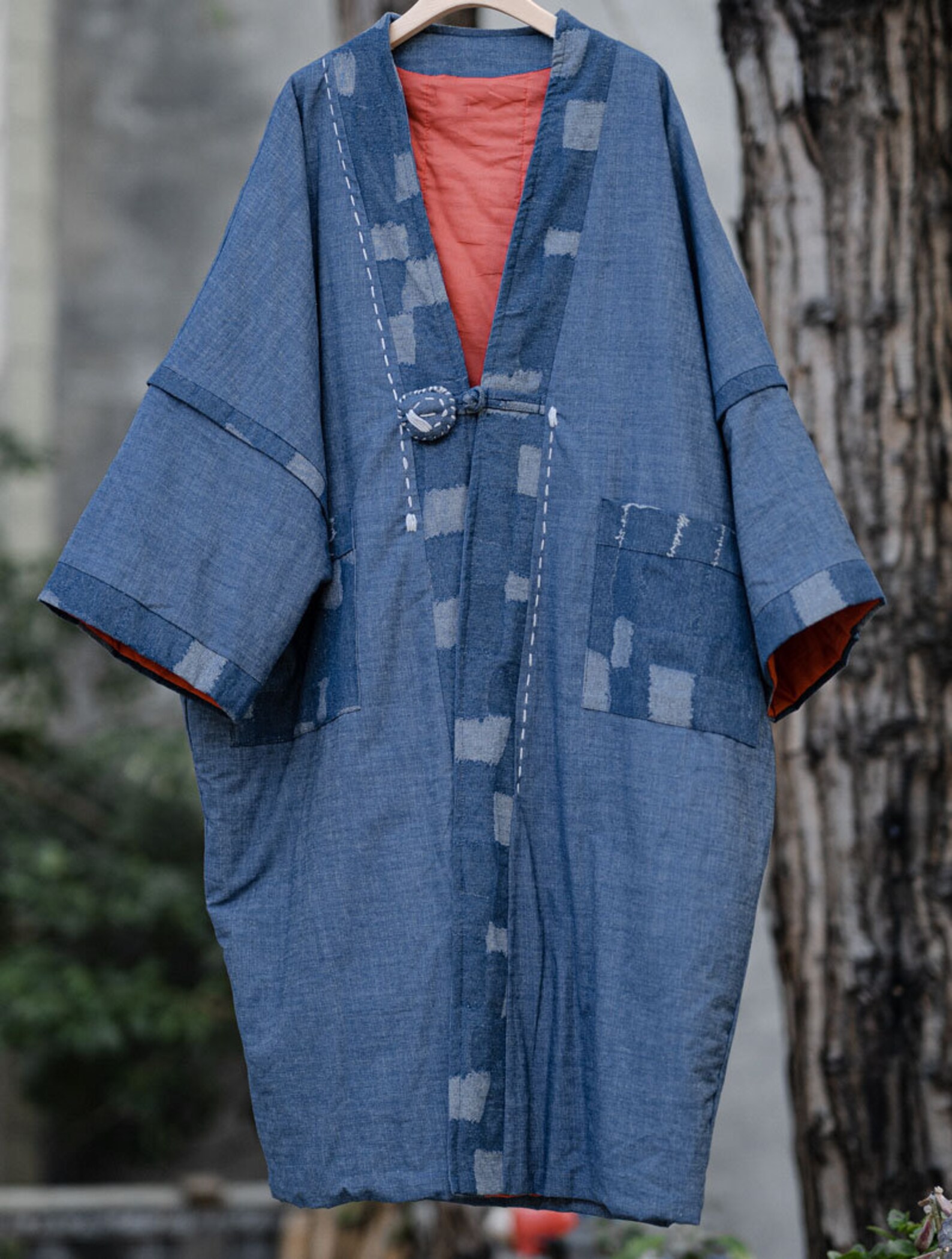 Women's Denim Long Coat Padded Coat Winter Oversized Etsy