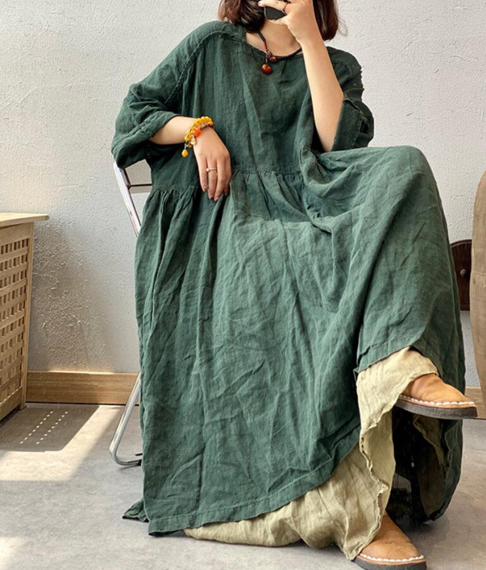 Linen Dress for Women Linen Dress Long Linen Dress Womens Etsy