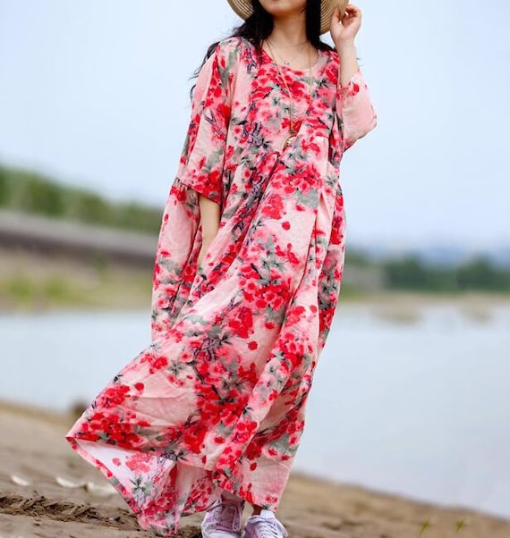 Boho Country Girl Floral Summer Dress | Baha Ranch Western Wear
