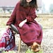 Wool Dress Women, Wool maxi dress, Oversized Dress, long Wool dresses, Wool robe, retro dress, Winter kaftan Dress