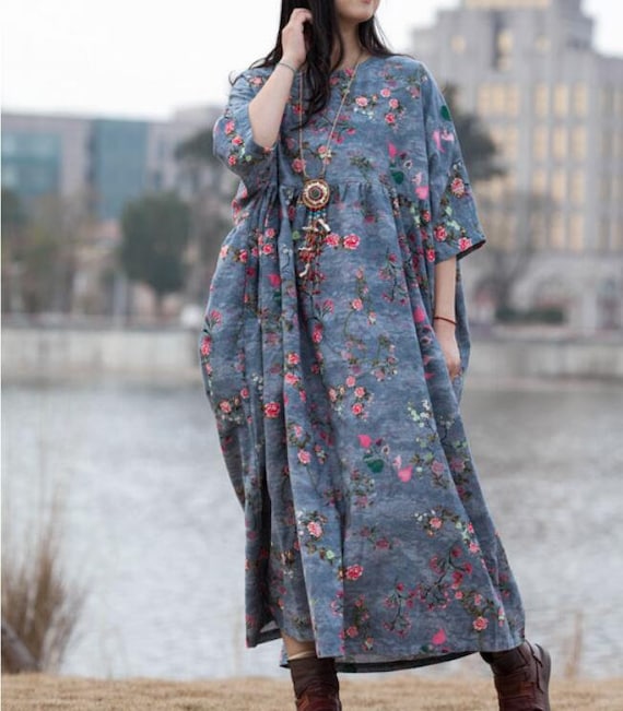 Women Summer Maxi Dress Floral Dresses 