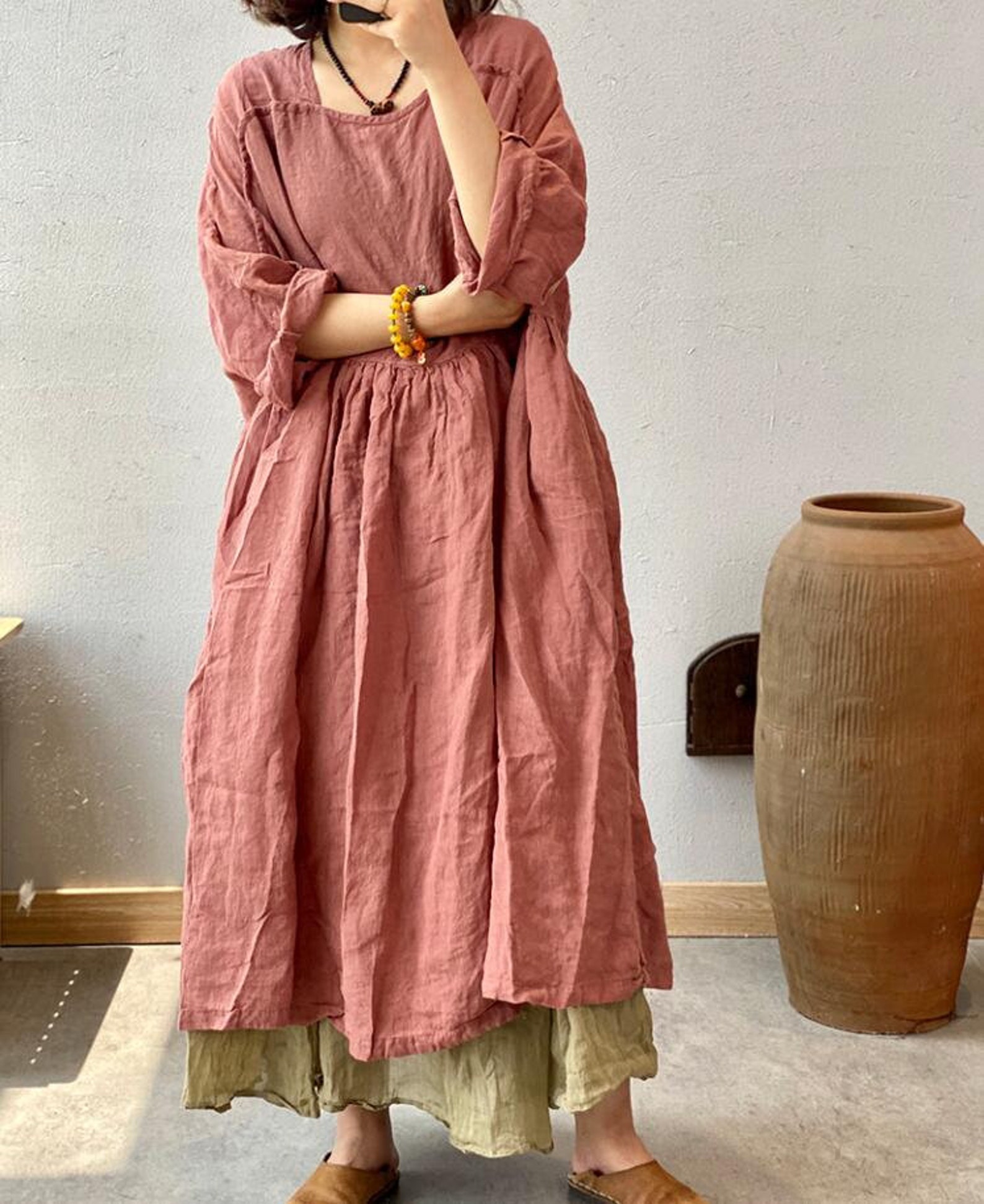 Linen Dress for Women Linen Dress Long Linen Dress Womens Etsy