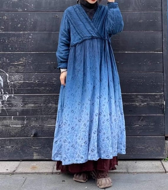 Loose Linen Dress, Spring Dresses for Women, Women's Autumn Maxi Dress With  Pockets - Etsy Israel