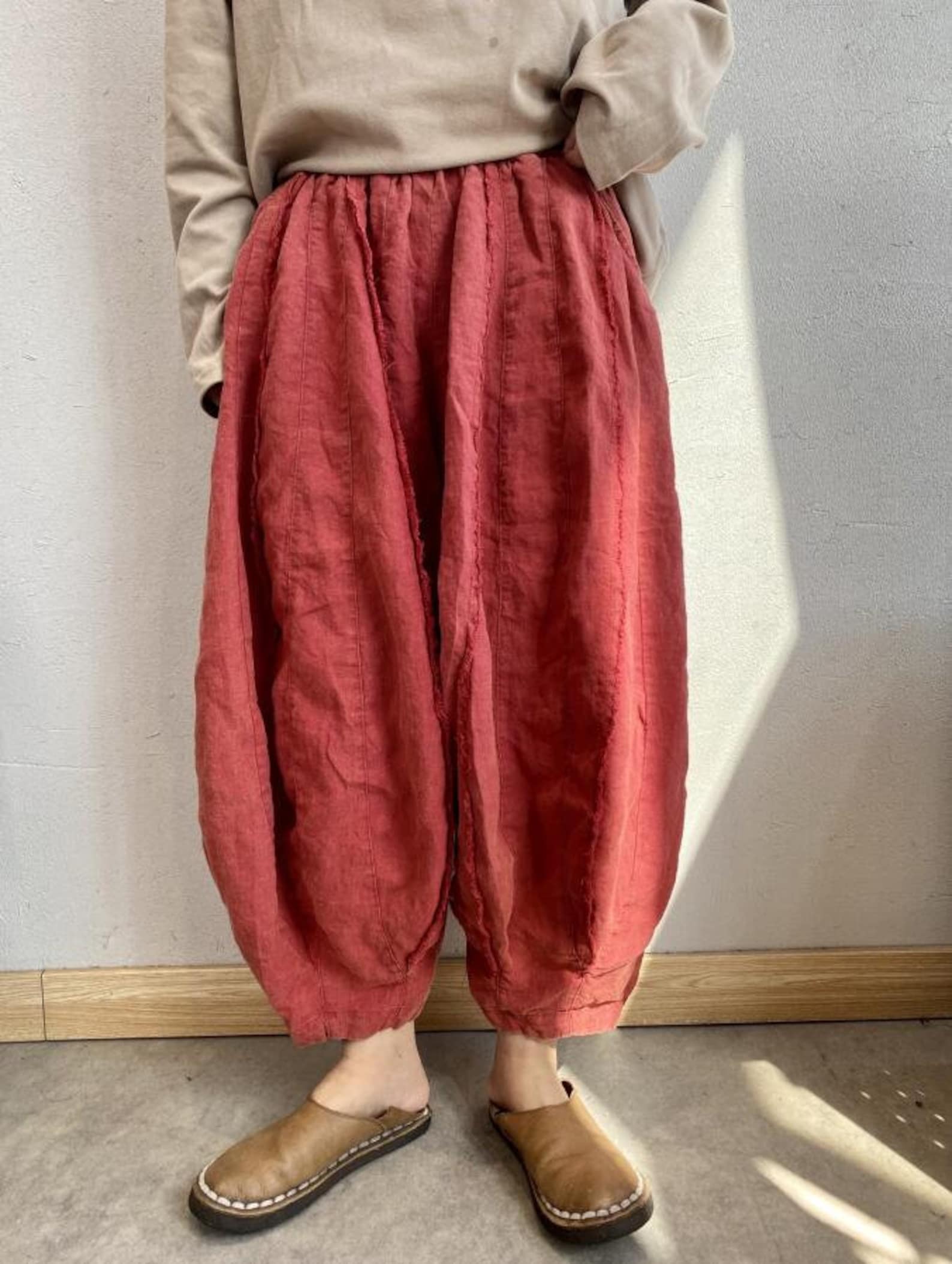 Womens Linen Pants Retro Linen Pants Spring Linen Pants Etsy