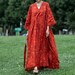 Women V Collar linen long Dress, plus size Dresses, summer Vintage dress, linen robe, wedding dress, prom dress 