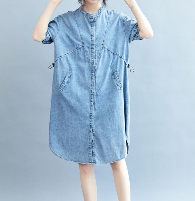 womens summer denim dress