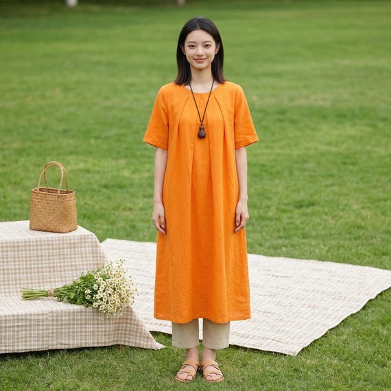 stylish and comfortable cotton dresses Women's Cotton Dresses - Blue Bungalow