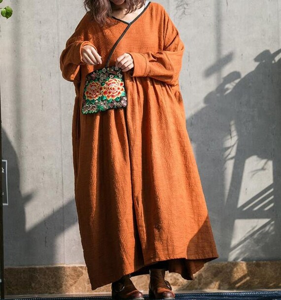 wrap long sleeve dresses