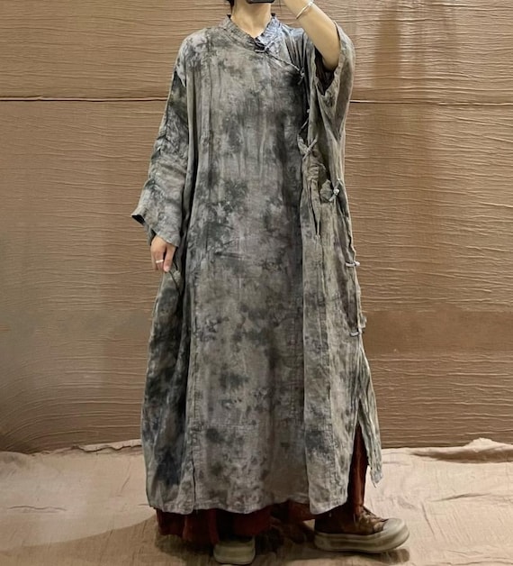 long silk formal dresses Pure Silk Midi Dresses Long Sleeve Button Down Silk Shirt Dress main image 1
