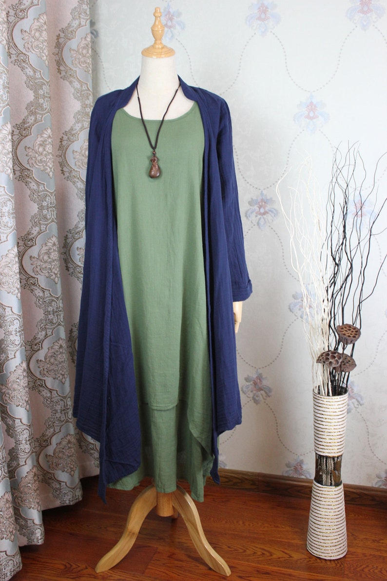 Women 2-in-1 Maxi Shirt Dress - Lilac - SW2602048A main image 0
