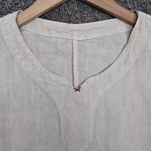 Spring Autumn Linen Long Dress Women's, Minimalist Oversized Dress With Pockets, Dresses for women image 6