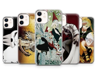 Soul eater Phone Case Maka Death the kid Cover for iPhone 17 17Pro 16 15 14 13 12 Samsung S25 S24 S23 A56 A36 A16, Pixel 10 10Pro 9A