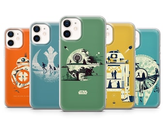 Custodia per telefono Star Wars, Luke Skywalker, per iPhone 17, 17Pro, 16, 15, 14, 13, 12, Samsung S25, S24, S23, A56, A36, A16, Pixel 10, 10Pro, 9A