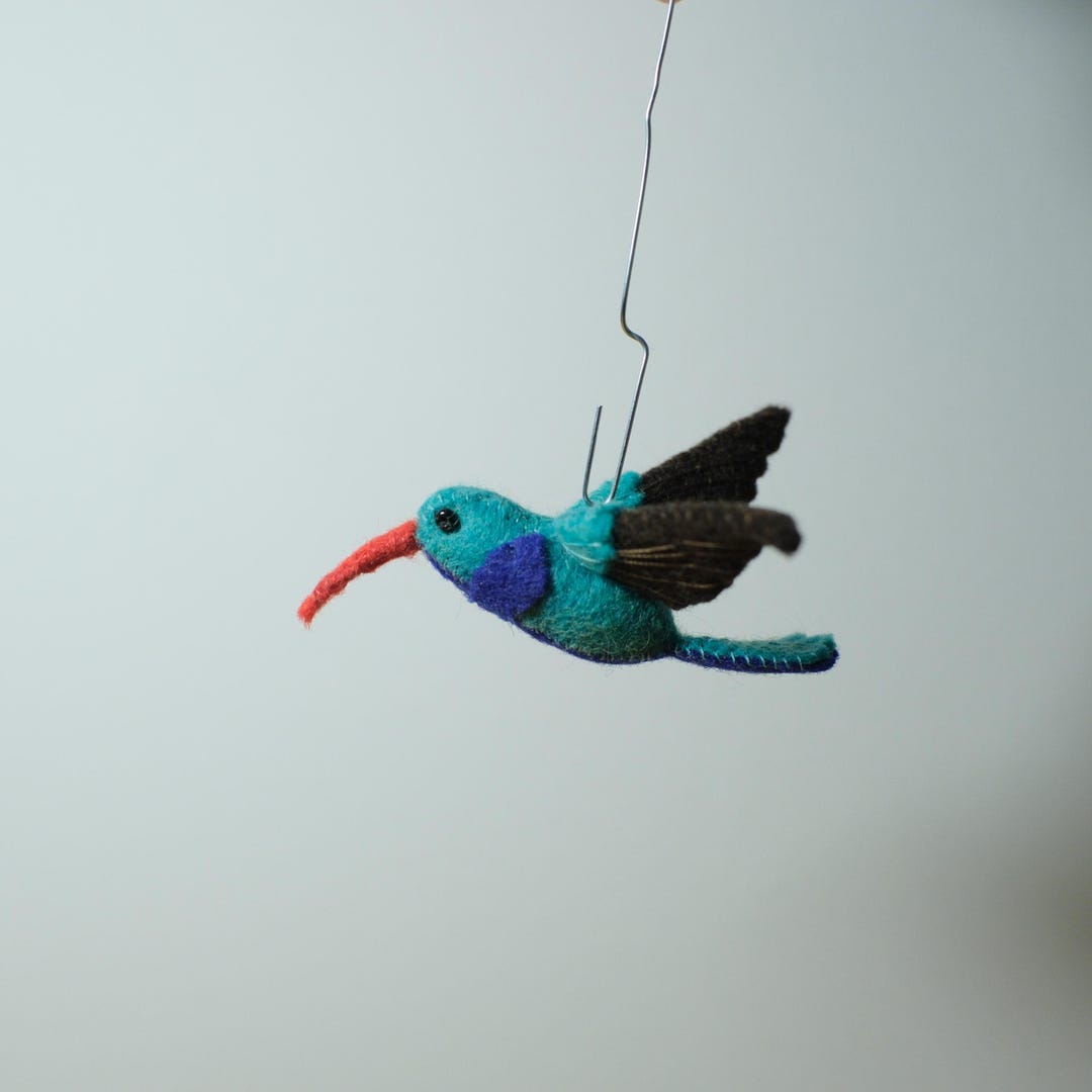 Felted Hummingbird Handmade Felt Hummingbird Ornament - Etsy