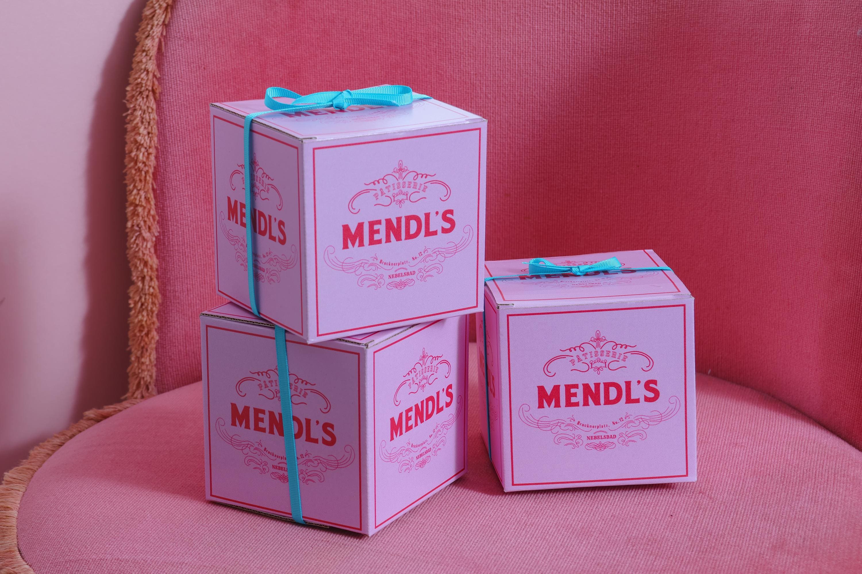 Mendl's Bakery Gift Box | 10cm Grand Budapest Hotel Movie Inspired