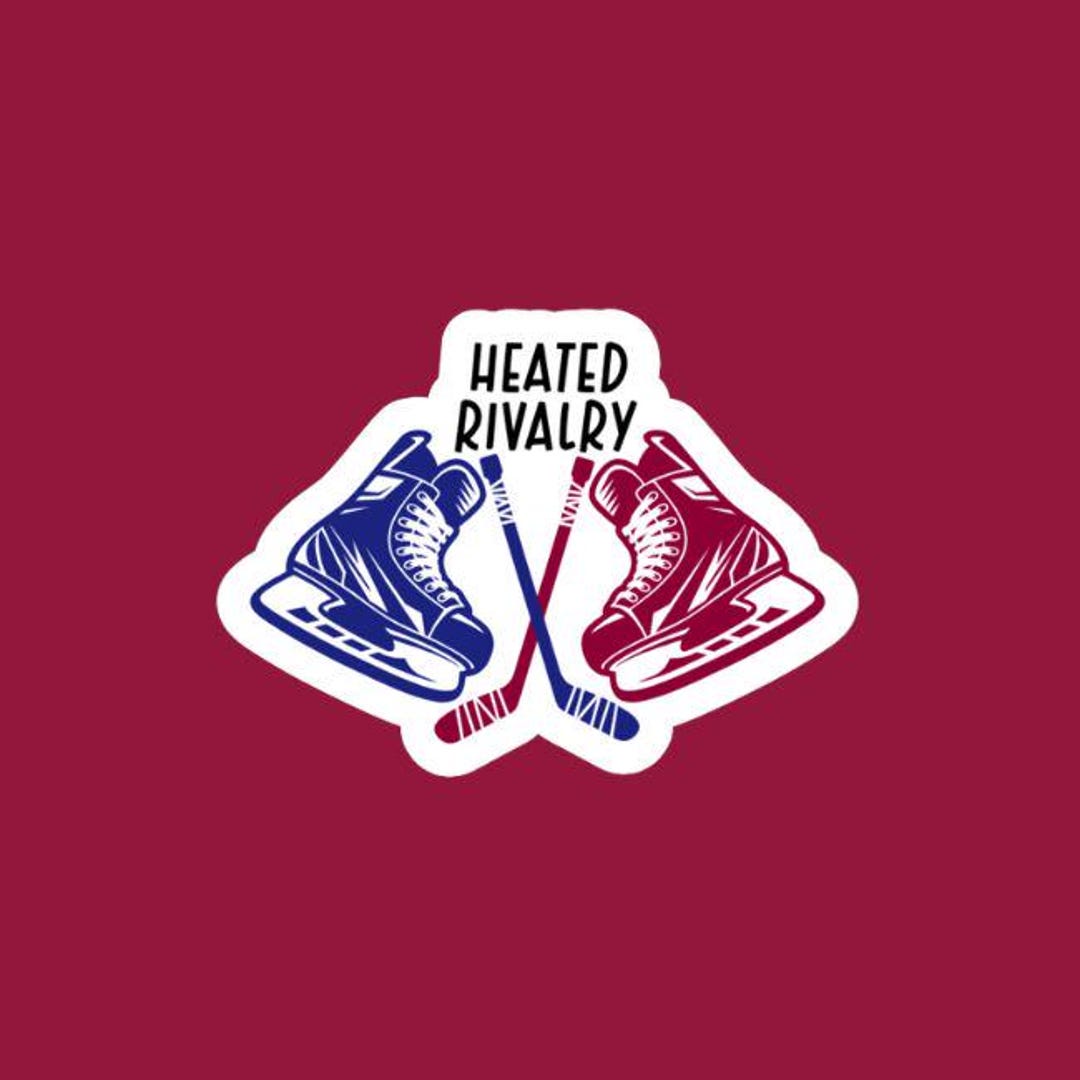 Heated Rivalry Vinyl Sticker With Skates & Magnets - Etsy