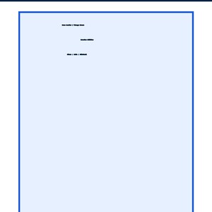May include: A digital document with a dark blue header and a light blue body. The header contains white text. The body has three lines of black text. A blue border frames the light blue body.