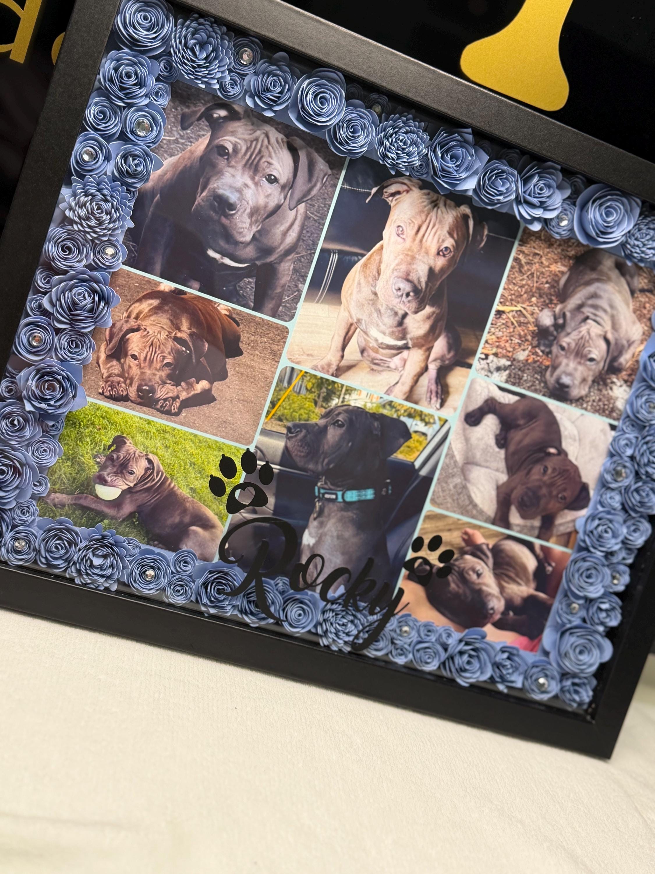 Custom 3D Floral Frame With Photo, Handmade Personalized Gift, Unique ...