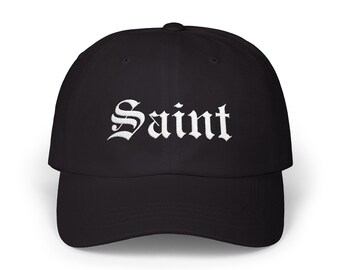 Saint Old English Classic  Hat | Religious Apparel, Devotion Wear