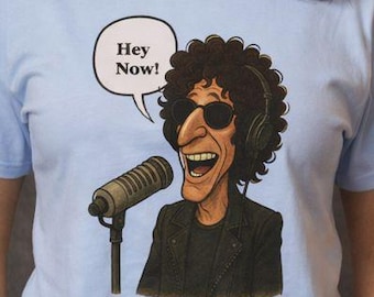 Howard Stern Humor Hey Now T-Shirt |On the Microphone Graphic TEE