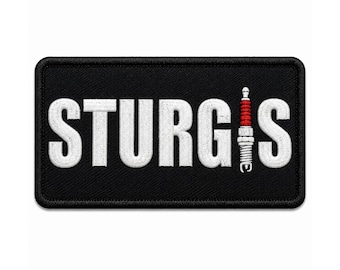 Sturgis 2026 Motorcycle Rally Embroidered Patch – Biker Jacket, Vest, Bag Accessory