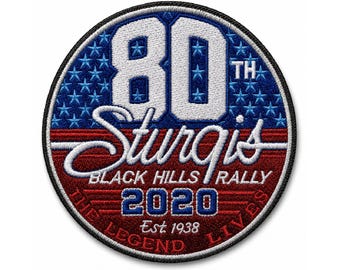 Sturgis 86th Annual Motorcycle Rally Embroidered Biker Patch 2026 Vintage Ride