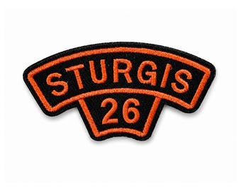 Sturgis 26 Motorcycle Rally Embroidered Biker Patch – 86th Annual Sturgis Rally