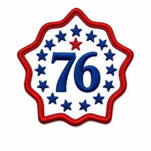 Proclaim Liberty 1976 Embroidered Patch – Patriotic USA Revolution Star Badge