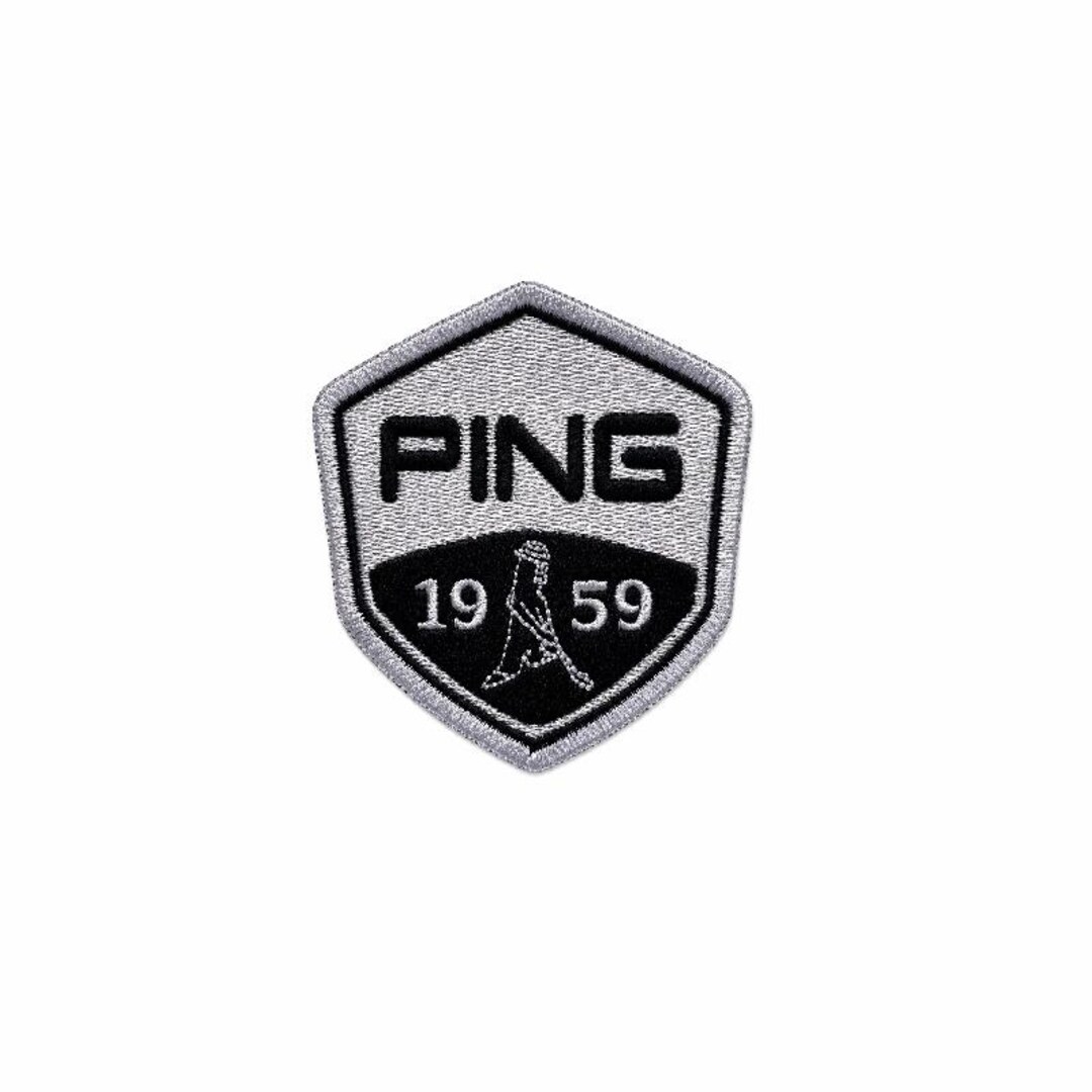 PING Golf Logo Patch | 1959 Emblem With Golfer | Embroidered Iron-on ...