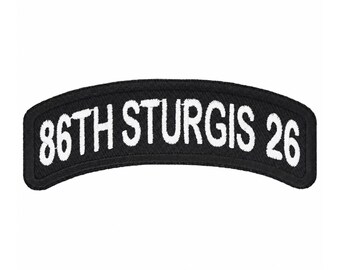 Sturgis 2026 Biker Patches – Motorcycle Rally Embroidered Collectible Iron-On