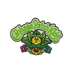 Cabbage Patch Kid's Floral Embroidered Character, Retro Style