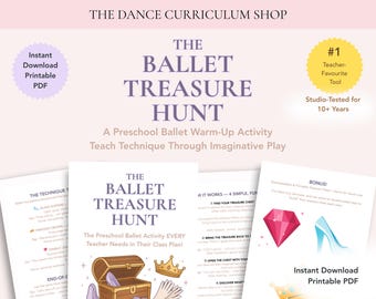 Ballet Treasure Hunt Activity | Preschool Dance Warm-Up (PDF)