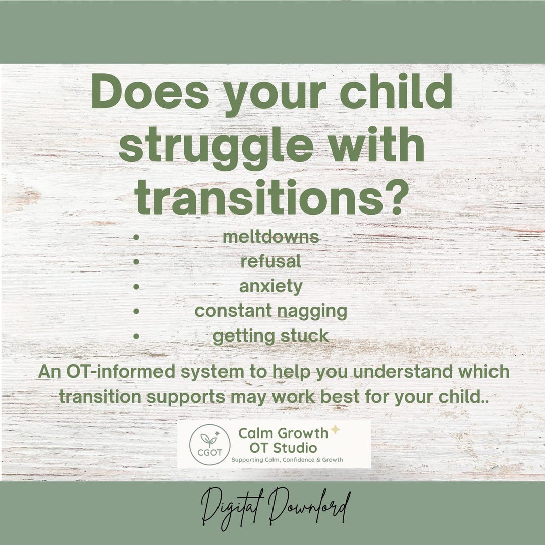 Transition Toolkit | ADHD | Autism | Visual Schedules, Meltdown Support ...