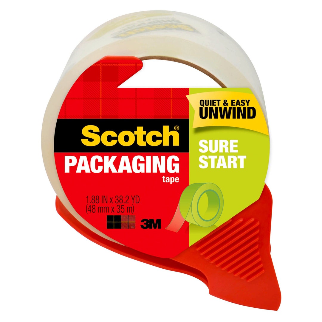 Scotch Packaging Tape Large Clear Shipping Tape Etsy