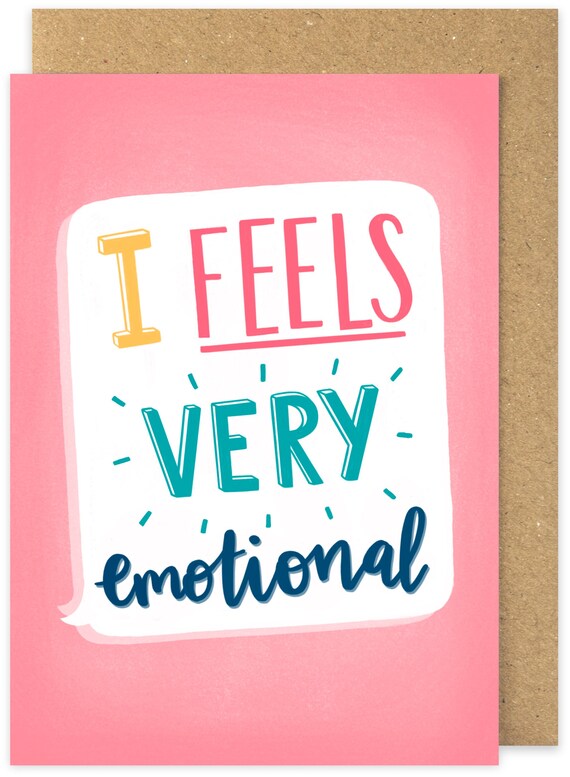 Gavin And Stacey I Feels Very Emotional Card Nessa Quote Etsy