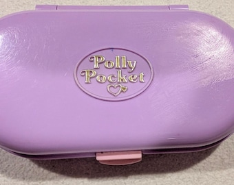 Vintage 1995 Polly Pocket School Compact Bluebird 2 Dolls 7 Inch Retro Toy