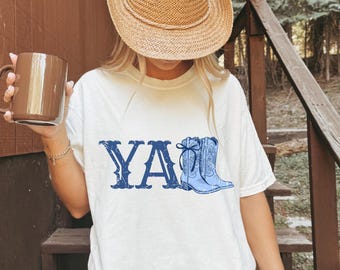 Y'all Cowboy Boots PNG JPG | Western Sublimation Graphic | Cowgirl png | Country Shirt Design | Rodeo PNG