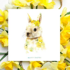 Tarjeta Happy Easter Bunny