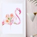 Flamingo Print Animal Wall Art Nursery Flamingo Artwork - Etsy