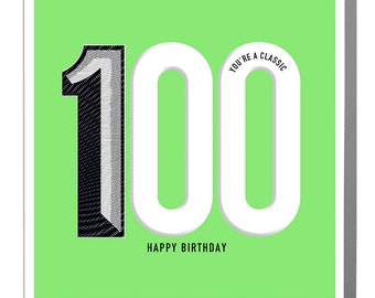 Carte du 100e anniversaire