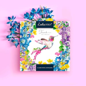 Hummingbird Thank you notecards