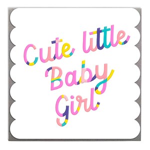 Baby Girl Card by Lola Design