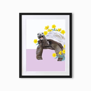 Turtle Art Print by Lola Design