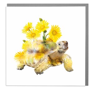 Lege kunstkaart Tortoise van Lola Design
