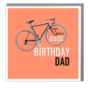 Avoir un Wheelie Bonne carte d’anniversaire de papa