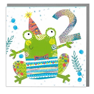 Carte d’anniversaire Frog Age 2