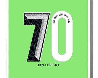 Carte du 70e anniversaire