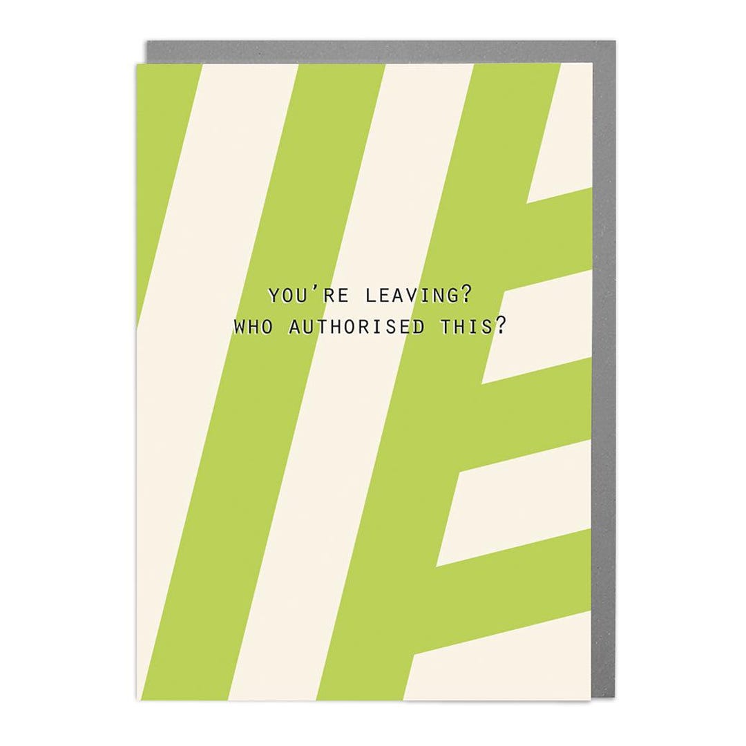 Funny Leaving Greeting – Good Luck New Chapter – Blank Inside - Etsy