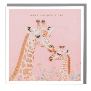 Giraffen - Happy Mothers Day Card van Lola Design