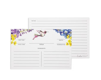 Hummingbird Card Refill Pack, by Lola Design